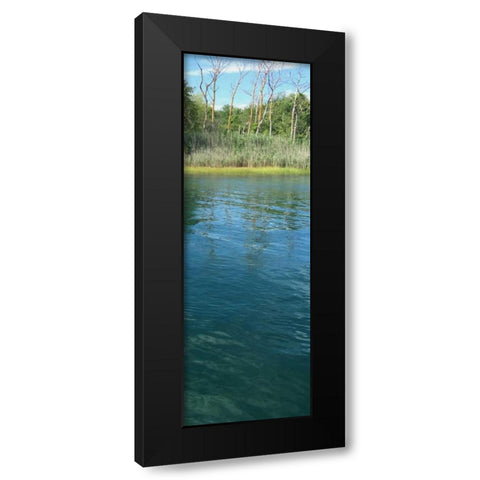 Scenic River 1 Black Modern Wood Framed Art Print with Double Matting by Prime, Marcus