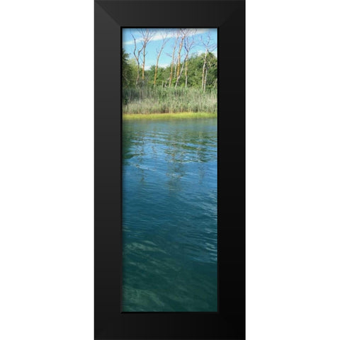 Scenic River 1 Black Modern Wood Framed Art Print by Prime, Marcus