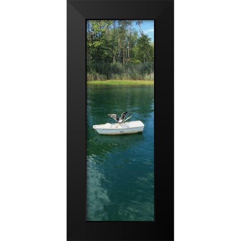 Scenic River 2 Black Modern Wood Framed Art Print by Prime, Marcus