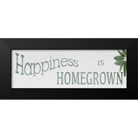 Homegrown Black Modern Wood Framed Art Print by Prime, Marcus