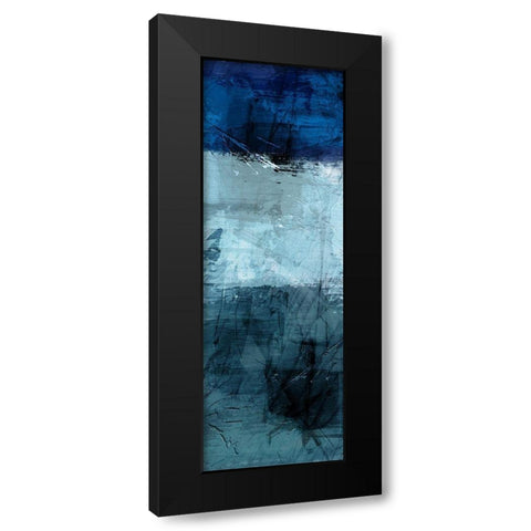 Flaring Indigos 1 Black Modern Wood Framed Art Print with Double Matting by Prime, Marcus