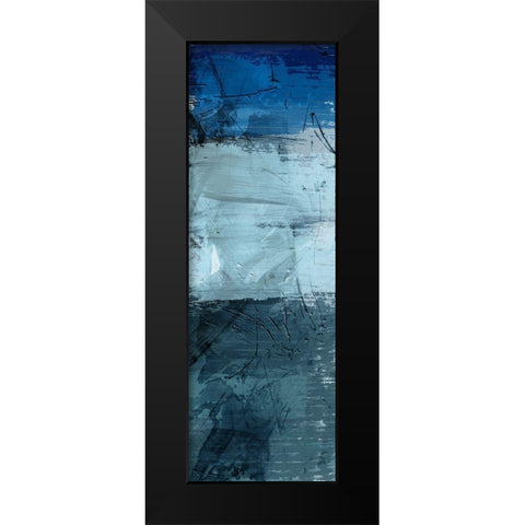 Flaring Indigos 3 Black Modern Wood Framed Art Print by Prime, Marcus