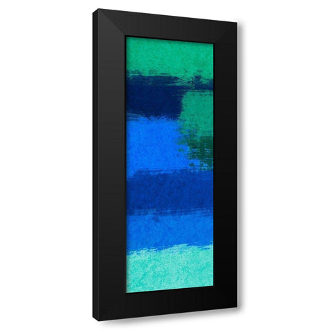 Spirited Smears 1 Black Modern Wood Framed Art Print with Double Matting by Prime, Marcus