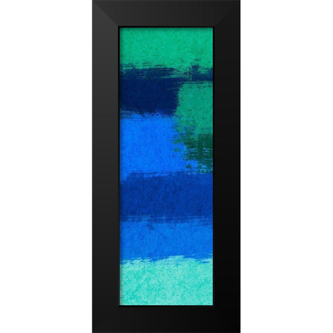 Spirited Smears 1 Black Modern Wood Framed Art Print by Prime, Marcus