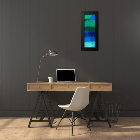 Spirited Smears 2 Black Modern Wood Framed Art Print by Prime, Marcus