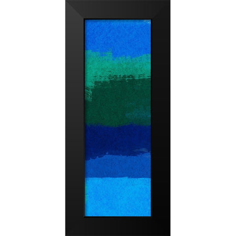 Spirited Smears 3 Black Modern Wood Framed Art Print by Prime, Marcus