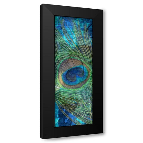 Urban Peacock 1 Black Modern Wood Framed Art Print by Prime, Marcus