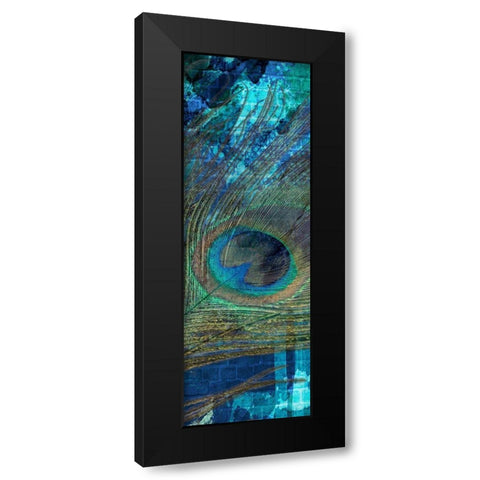Urban Peacock 3 Black Modern Wood Framed Art Print with Double Matting by Prime, Marcus