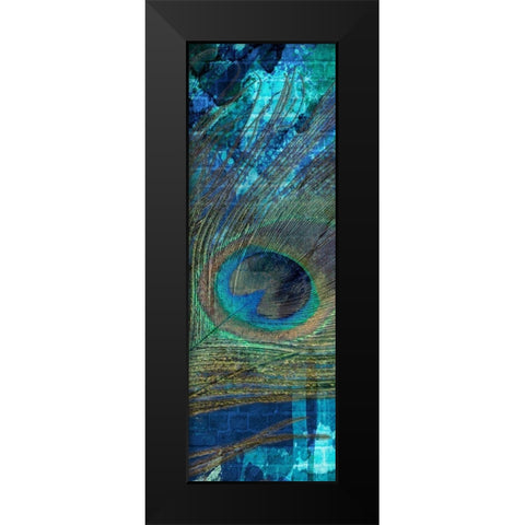 Urban Peacock 3 Black Modern Wood Framed Art Print by Prime, Marcus