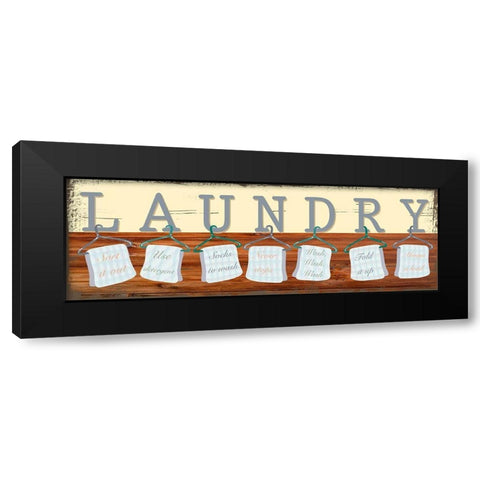 Laundry Day Black Modern Wood Framed Art Print by Prime, Marcus
