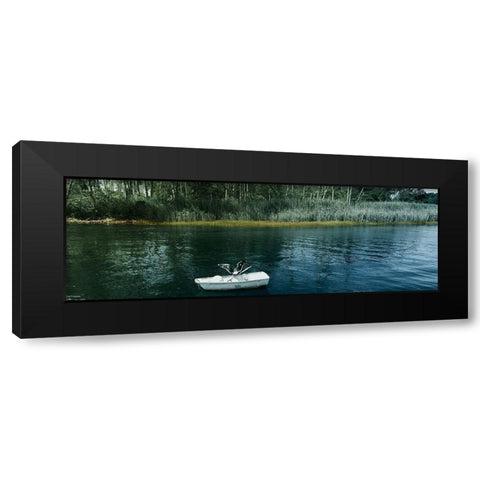 Welcoming River 1 Black Modern Wood Framed Art Print by Prime, Marcus