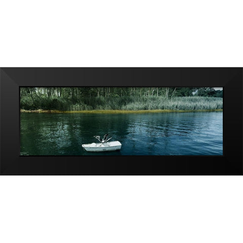 Welcoming River 1 Black Modern Wood Framed Art Print by Prime, Marcus