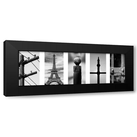 Faith Collage 1 Black Modern Wood Framed Art Print by Prime, Marcus