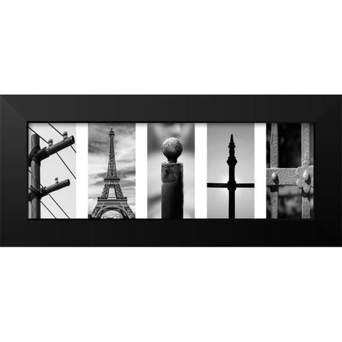 Faith Collage 1 Black Modern Wood Framed Art Print by Prime, Marcus