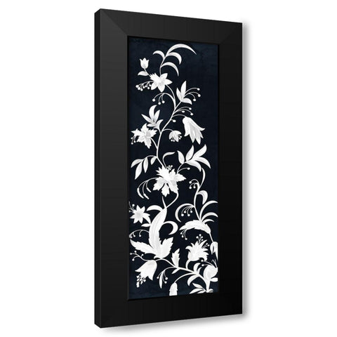 Reaching Floral Vines 1 Black Modern Wood Framed Art Print by Prime, Marcus