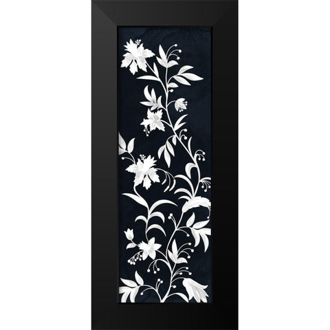 Reaching Floral Vines 2 Black Modern Wood Framed Art Print by Prime, Marcus