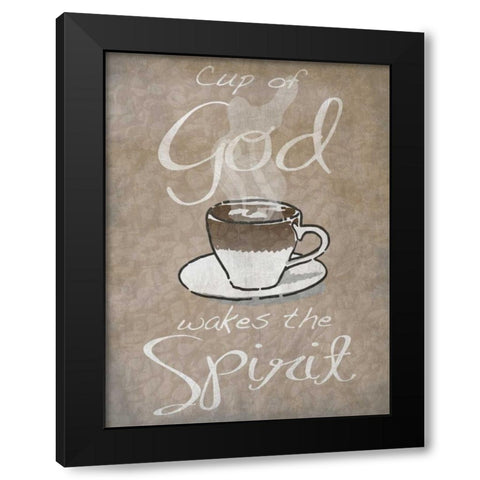 Cup Of God Black Modern Wood Framed Art Print with Double Matting by Prime, Marcus