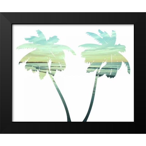 Tropical Paradise Black Modern Wood Framed Art Print by Prime, Marcus