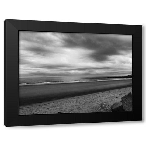 Morning Mist BW 1 Black Modern Wood Framed Art Print by Prime, Marcus