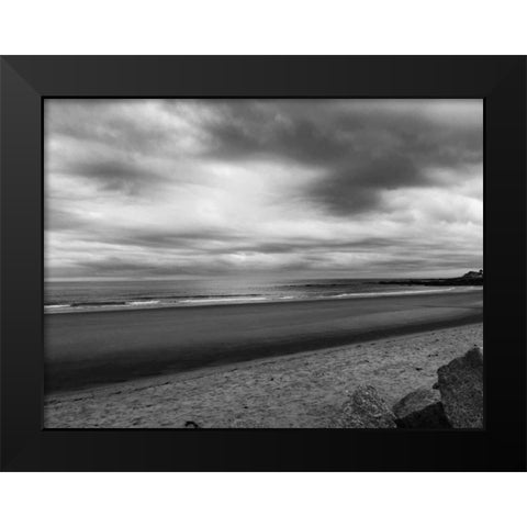 Morning Mist BW 1 Black Modern Wood Framed Art Print by Prime, Marcus