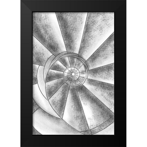 Stairway To Heaven Black Modern Wood Framed Art Print by Prime, Marcus