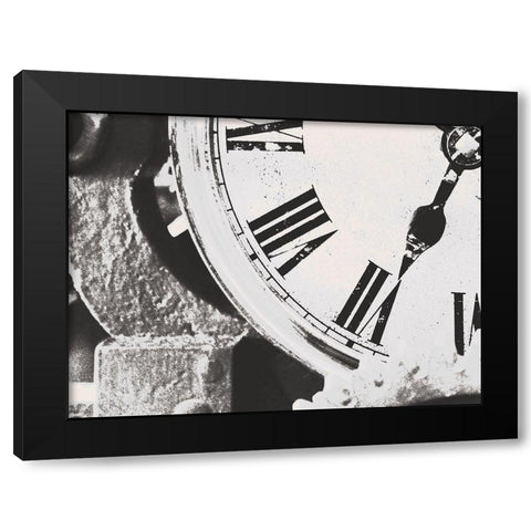 Timeless Clock Black Modern Wood Framed Art Print by Prime, Marcus