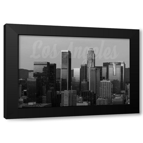 Morning LA Black Modern Wood Framed Art Print by Prime, Marcus
