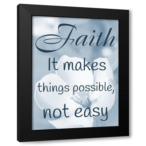 Possible Faith Black Modern Wood Framed Art Print by Prime, Marcus