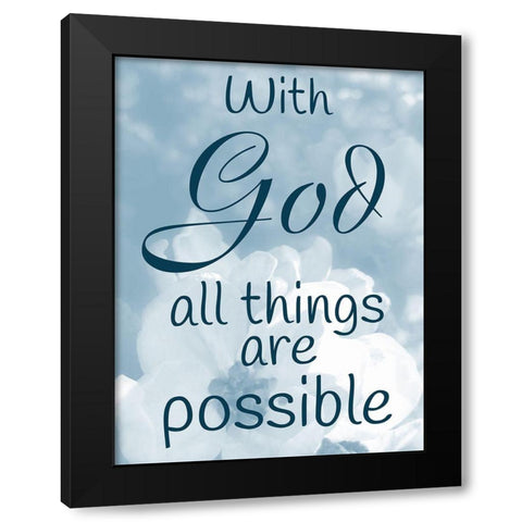 Possibilities Black Modern Wood Framed Art Print by Prime, Marcus