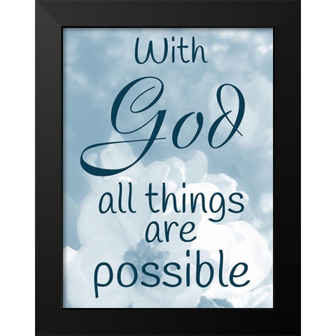 Possibilities Black Modern Wood Framed Art Print by Prime, Marcus