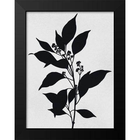 Silhouetted Inverted Growth Black Modern Wood Framed Art Print by Prime, Marcus