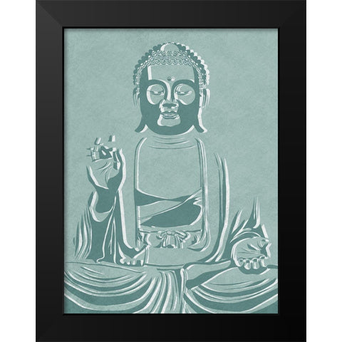Shifted Buddha Black Modern Wood Framed Art Print by Prime, Marcus