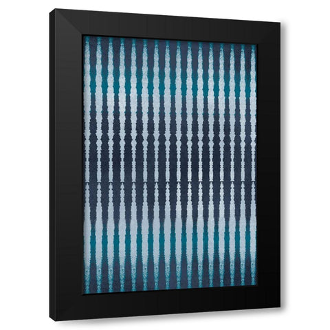 Slashing Pattern Black Modern Wood Framed Art Print with Double Matting by Prime, Marcus
