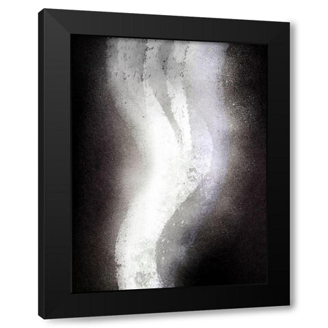 Declining Abstraction Black Modern Wood Framed Art Print by Prime, Marcus
