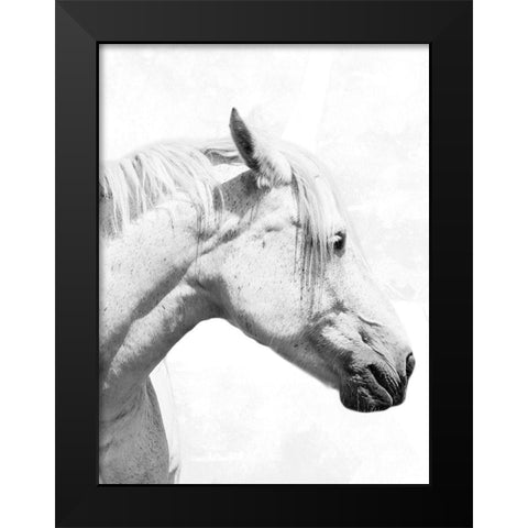 Praying Steed 2 Black Modern Wood Framed Art Print by Prime, Marcus