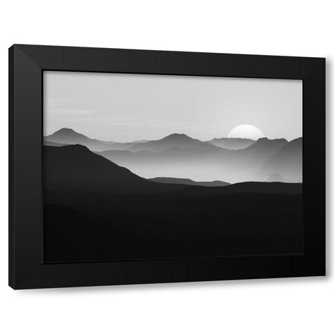 Vast Horizon Black Modern Wood Framed Art Print by Prime, Marcus