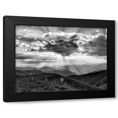 Skys The Limit Black Modern Wood Framed Art Print by Prime, Marcus