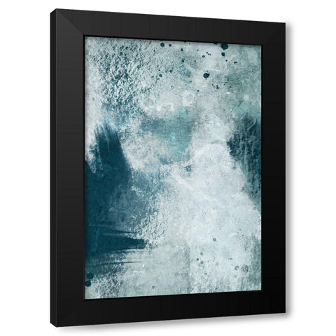 Azure Ancient Rubble 1 Black Modern Wood Framed Art Print with Double Matting by Prime, Marcus