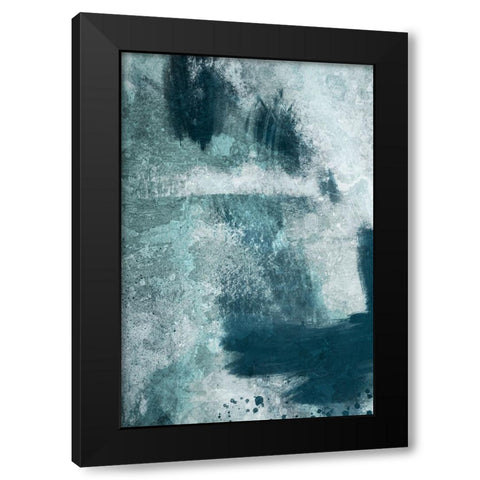 Azure Ancient Rubble 2 Black Modern Wood Framed Art Print with Double Matting by Prime, Marcus