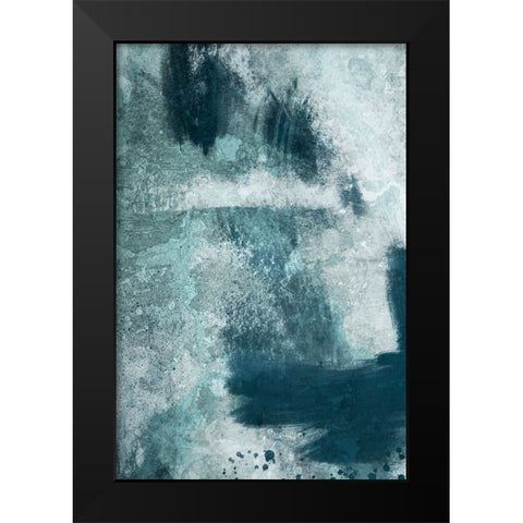 Azure Ancient Rubble 2 Black Modern Wood Framed Art Print by Prime, Marcus