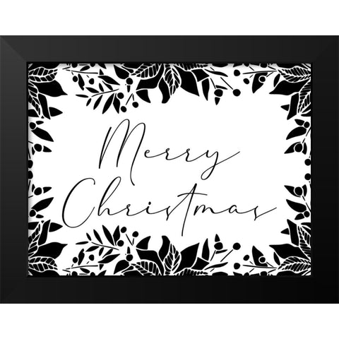 Classic Christmas Black Modern Wood Framed Art Print by Prime, Marcus