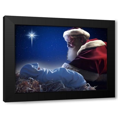 Holiday Balance Black Modern Wood Framed Art Print by Prime, Marcus