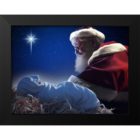 Holiday Balance Black Modern Wood Framed Art Print by Prime, Marcus