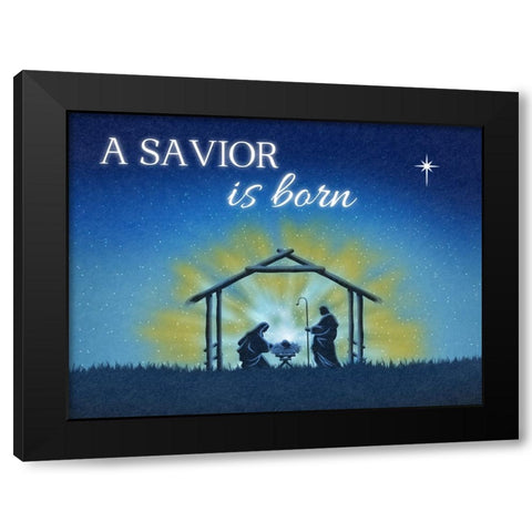 A Savior Black Modern Wood Framed Art Print with Double Matting by Prime, Marcus