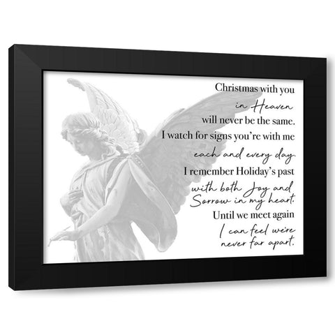 Christmas With You Black Modern Wood Framed Art Print by Prime, Marcus