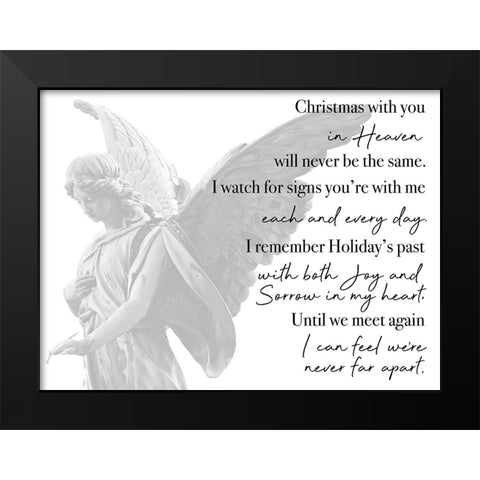 Christmas With You Black Modern Wood Framed Art Print by Prime, Marcus