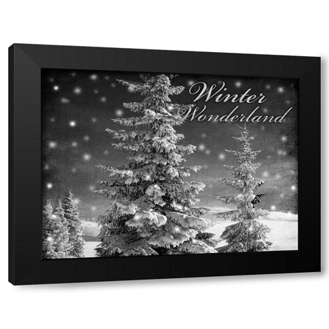 Winter Wonderland 1 Black Modern Wood Framed Art Print by Prime, Marcus