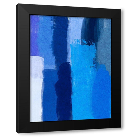 Indigo Run Black Modern Wood Framed Art Print with Double Matting by Prime, Marcus