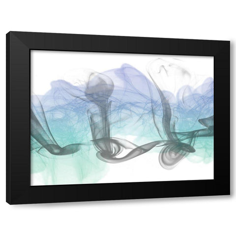 Crossing Streams Black Modern Wood Framed Art Print with Double Matting by Prime, Marcus