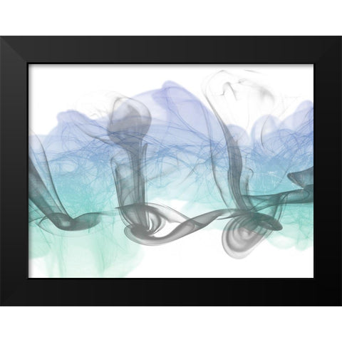Crossing Streams Black Modern Wood Framed Art Print by Prime, Marcus